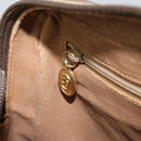 GUCCI GG Supreme Clutch Bag PVC Leather Beige Gold 014 58 6086 Auth bs31128-21