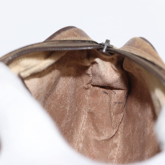 GUCCI GG Supreme Web Sherry Line Bag PVC Beige 007 58 6112 4023 Auth bs31129