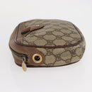 GUCCI GG Supreme Web Sherry Line Bag PVC Beige 007 58 6112 4023 Auth bs31129-4