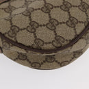 GUCCI GG Supreme Web Sherry Line Bag PVC Beige 007 58 6112 4023 Auth bs31129-7