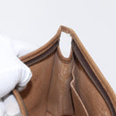 GUCCI GG Plus Supreme Clutch Bag PVC Beige Gold Auth bs31131-19