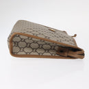 GUCCI GG Plus Supreme Clutch Bag PVC Beige Gold Auth bs31131-3