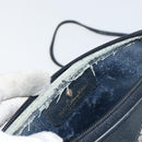 GUCCI GG Supreme Shoulder Bag PVC Navy Gold 97 02 068 Auth bs31133-16