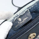 GUCCI GG Supreme Shoulder Bag PVC Navy Gold 97 02 068 Auth bs31133-17