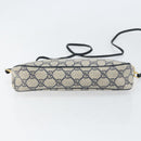 GUCCI GG Supreme Shoulder Bag PVC Navy Gold 97 02 068 Auth bs31133-9