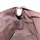 GUCCI GG Canvas Web Sherry Line Tote Bag Beige Gold 177052 Auth bs31134-22