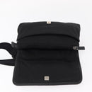 GUCCI Web Sherry Line Shoulder Bag Nylon Black Green 181064 Auth bs31135-15
