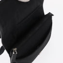 GUCCI Web Sherry Line Shoulder Bag Nylon Black Green 181064 Auth bs31135-16