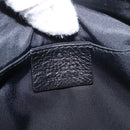 GUCCI Web Sherry Line Shoulder Bag Nylon Black Green 181064 Auth bs31135-18