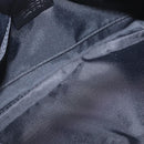 GUCCI Web Sherry Line Shoulder Bag Nylon Black Green 181064 Auth bs31135-19