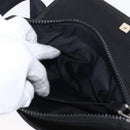 GUCCI Web Sherry Line Shoulder Bag Nylon Black Green 181064 Auth bs31135-22