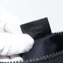 GUCCI Web Sherry Line Shoulder Bag Nylon Black Green 181064 Auth bs31135-23