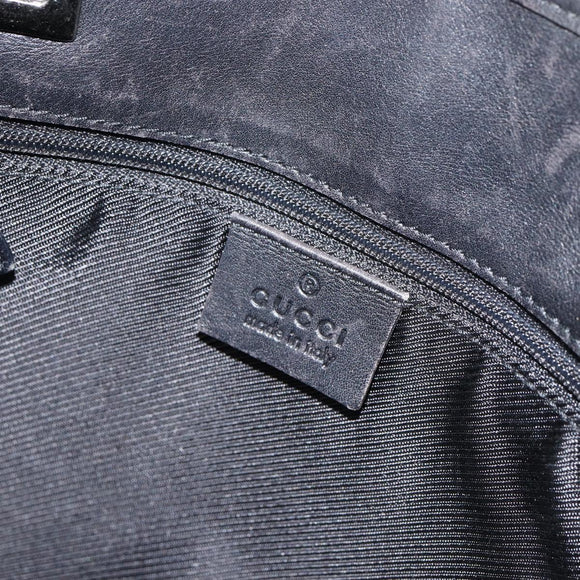 GUCCI GG Canvas Tote Bag Beige Silver 31244 Auth bs31136