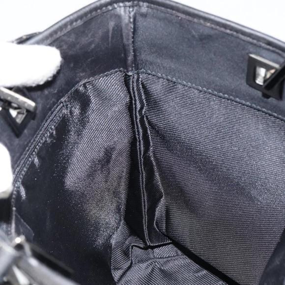 GUCCI GG Canvas Tote Bag Beige Silver 31244 Auth bs31136