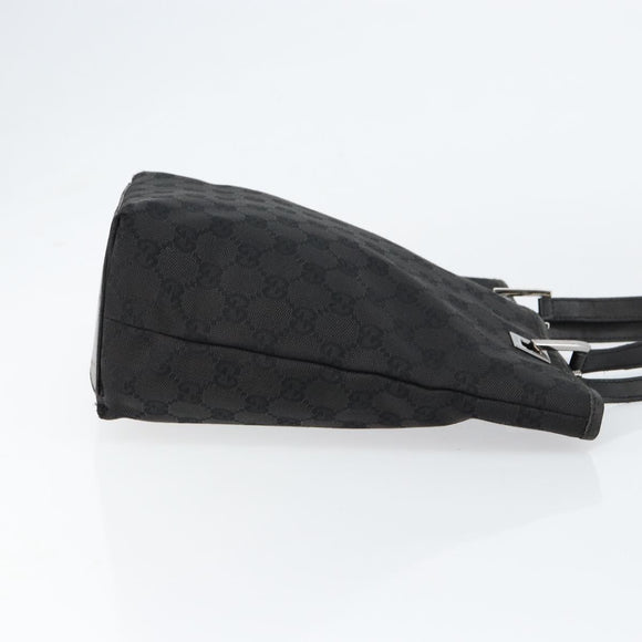 GUCCI GG Canvas Tote Bag Beige Silver 31244 Auth bs31136