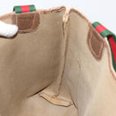 GUCCI GG Supreme Web Sherry Line Tote Bag PVC Beige Gold 39 02 003 Auth bs31137-18