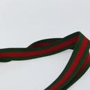 GUCCI GG Supreme Web Sherry Line Tote Bag PVC Beige Gold 39 02 003 Auth bs31137-8