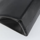 PRADA Hand Bag Leather Black Silver Auth bs31140-16