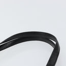 PRADA Hand Bag Leather Black Silver Auth bs31140-8