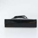 PRADA Hand Bag Leather Black Silver Auth bs31140-5