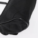 PRADA Chain Shoulder Bag Nylon Black Gold Auth bs31141-15
