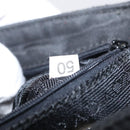 PRADA Chain Shoulder Bag Nylon Black Gold Auth bs31141-22