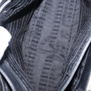 PRADA Hand Bag Canvas Beige Silver Auth bs31142-10