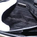 PRADA Hand Bag Canvas Beige Silver Auth bs31142-11