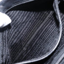 PRADA Hand Bag Canvas Beige Silver Auth bs31142-22