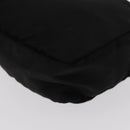 PRADA Pouch Nylon Black Silver Auth bs31143-11