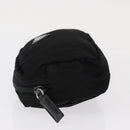 PRADA Pouch Nylon Black Silver Auth bs31143-5
