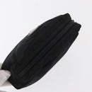 PRADA Pouch Nylon Black Silver Auth bs31143-6
