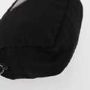 PRADA Pouch Nylon Black Silver Auth bs31143-8