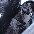 PRADA Hand Bag Nylon Black Silver Auth bs31144-22