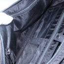 PRADA Hand Bag Nylon Black Silver Auth bs31144-24