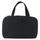 PRADA Hand Bag Nylon Black Silver Auth bs31144-2