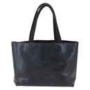 PRADA Hand Bag Leather Black Silver Auth bs31147-2