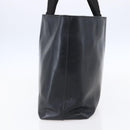 PRADA Hand Bag Leather Black Silver Auth bs31147-4