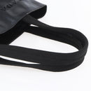 PRADA Hand Bag Leather Black Silver Auth bs31147-7