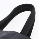 PRADA Hand Bag Leather Black Silver Auth bs31147-8