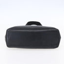 PRADA Hand Bag Leather Black Silver Auth bs31147-5