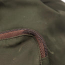 PRADA Backpack Nylon Khaki Silver Auth bs31148-10