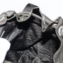 PRADA Backpack Nylon Khaki Silver Auth bs31148-24