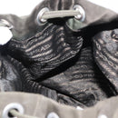 PRADA Backpack Nylon Khaki Silver Auth bs31148-25