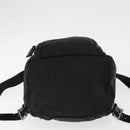 PRADA Backpack Nylon Black Silver Auth bs31149-5