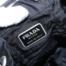 PRADA Backpack Nylon Black Silver Auth bs31149-21