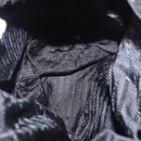 PRADA Backpack Nylon Black Silver Auth bs31149-11