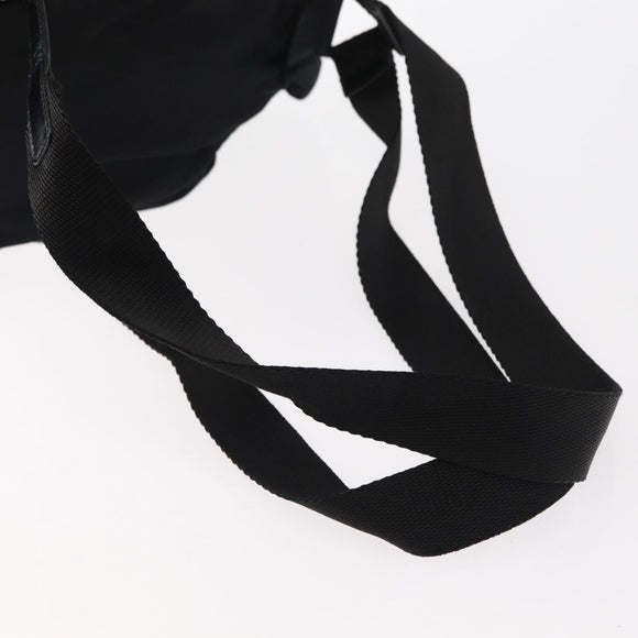 PRADA Backpack Nylon Black Silver Auth bs31149