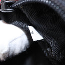 PRADA Chain Shoulder Bag Nylon Red Gold Auth bs31153-12