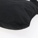 PRADA Shoulder Bag Nylon Black Silver Auth bs31158-8